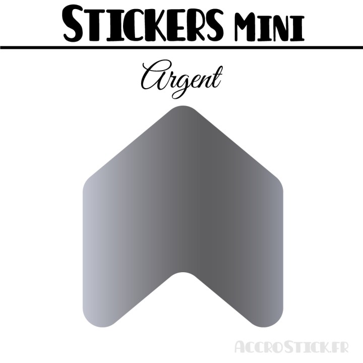 48 Flèches 3 cm - Stickers Flèches gommettes