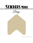 48 Flèches 3 cm - Stickers Flèches gommettes
