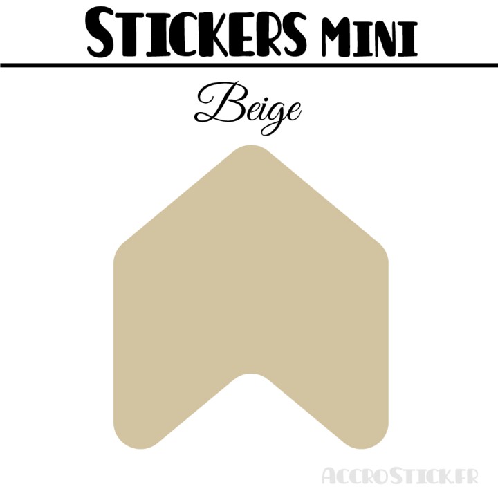 48 Flèches 3 cm - Stickers Flèches gommettes