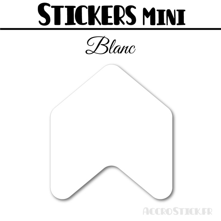 48 Flèches 3 cm - Stickers Flèches gommettes