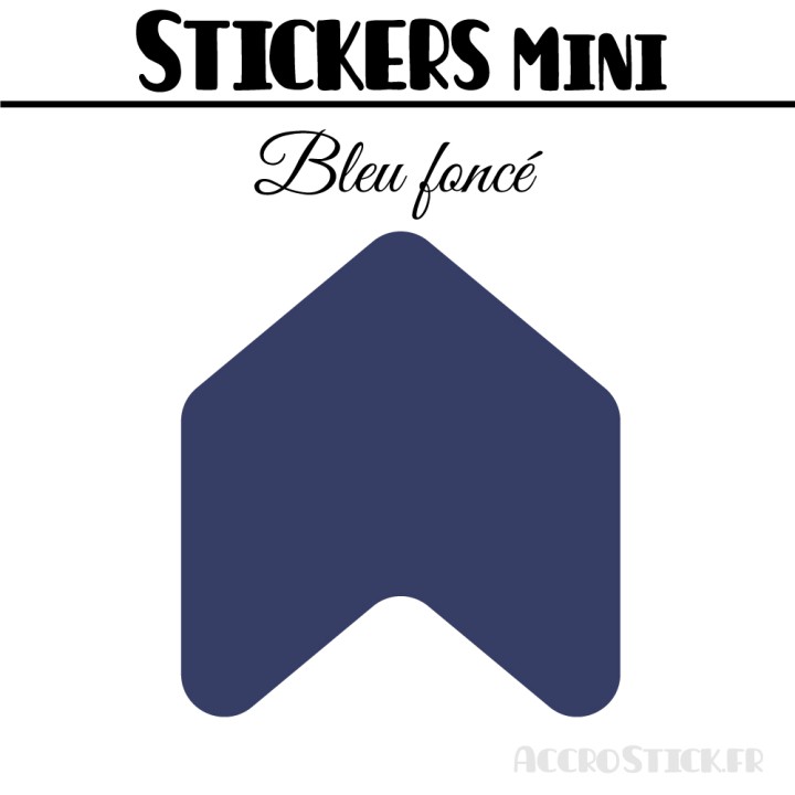 48 Flèches 3 cm - Stickers Flèches gommettes