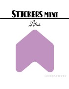 48 Flèches 3 cm - Stickers Flèches gommettes