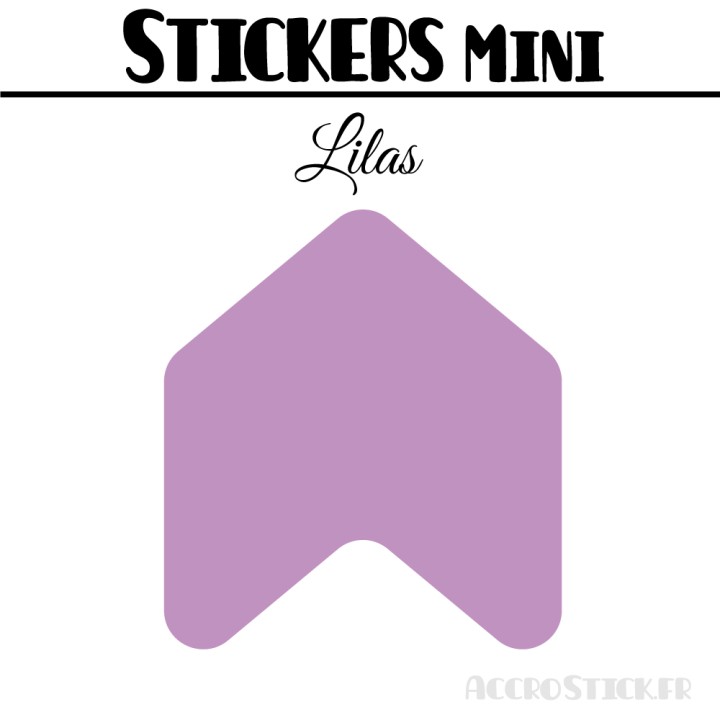 48 Flèches 3 cm - Stickers Flèches gommettes