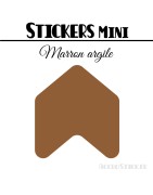 48 Flèches 3 cm - Stickers Flèches gommettes