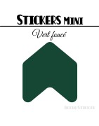 48 Flèches 3 cm - Stickers Flèches gommettes