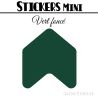 48 Flèches 3 cm - Stickers Flèches gommettes