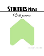 48 Flèches 3 cm - Stickers Flèches gommettes