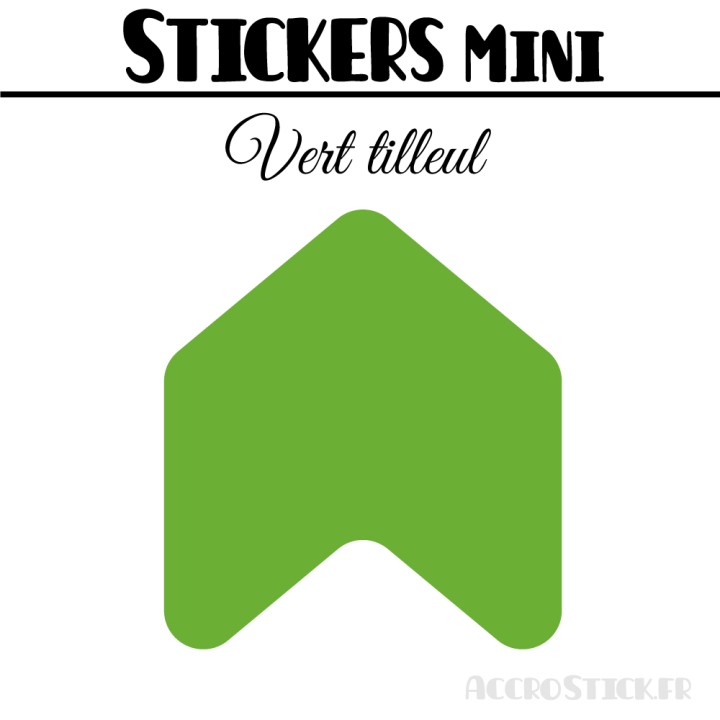 48 Flèches 3 cm - Stickers Flèches gommettes