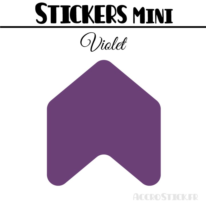 48 Flèches 3 cm - Stickers Flèches gommettes