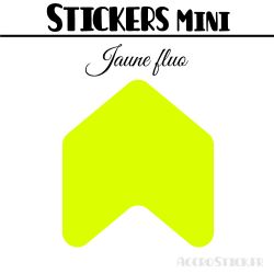 48 Flèches 3 cm - Stickers Flèches gommettes