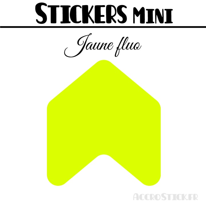 48 Flèches 3 cm - Stickers Flèches gommettes