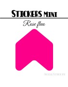 48 Flèches 3 cm - Stickers Flèches gommettes