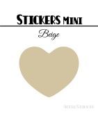 48 Coeurs 3 cm - Stickers mini gommettes