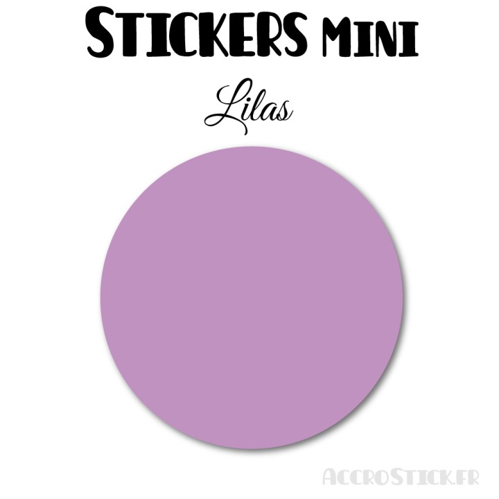 40 Ronds 3.5 cm - Stickers mini gommettes