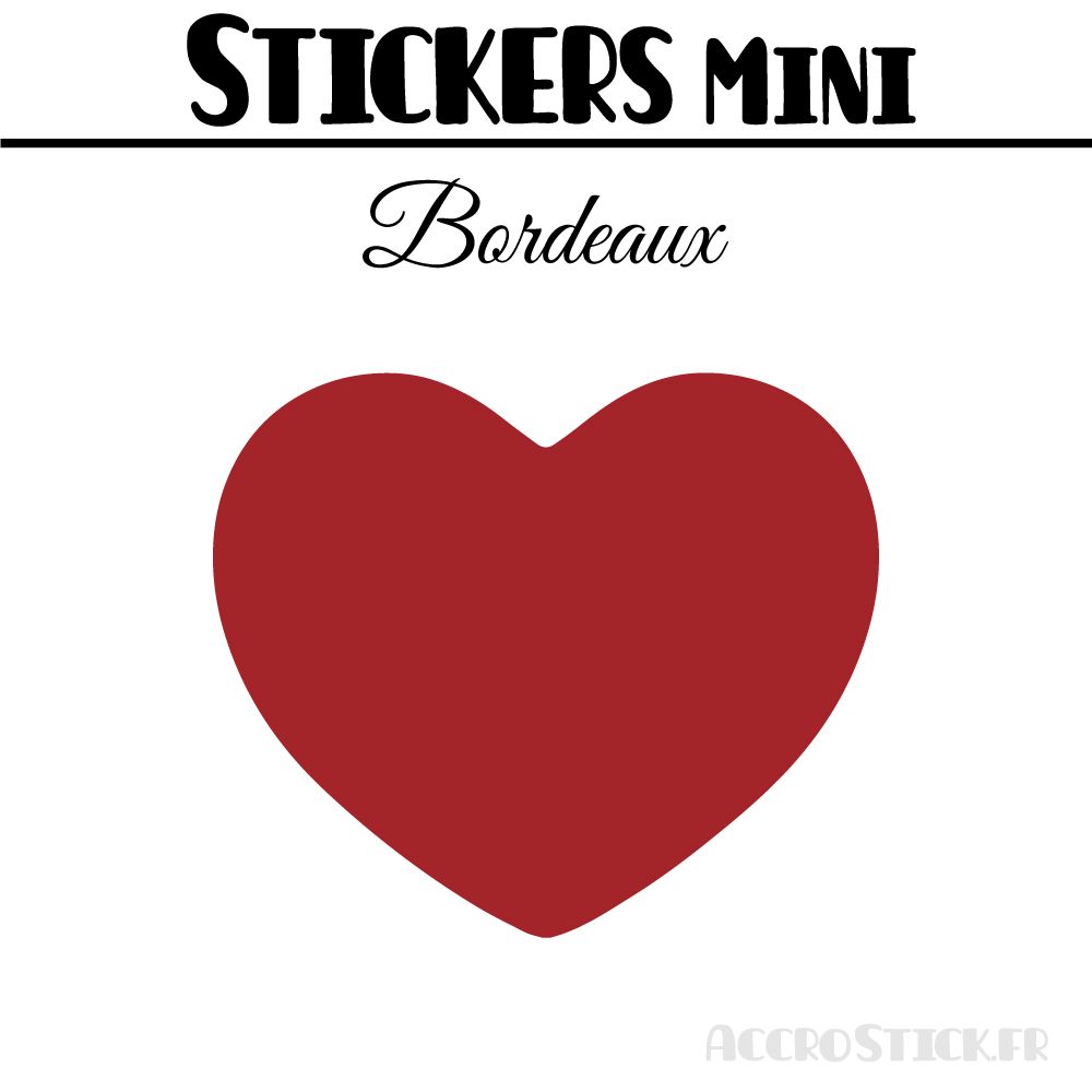 48 Coeurs 3 cm - Stickers mini gommettes 48 Coeurs 3 cm - Stickers mini gommettes