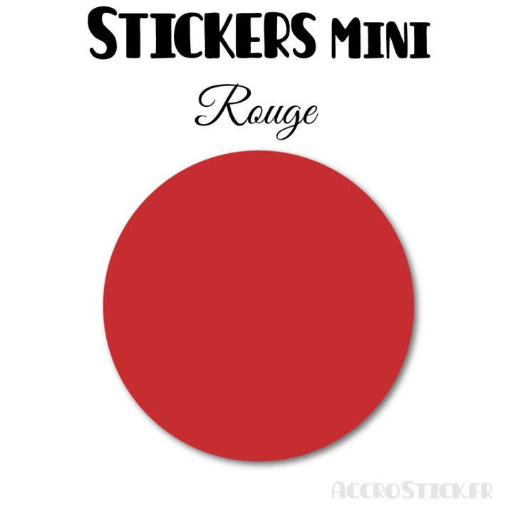 40 Ronds 3.5 cm - Stickers mini gommettes