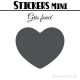 48 Coeurs 3 cm - Stickers mini gommettes