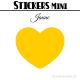 48 Coeurs 3 cm - Stickers mini gommettes