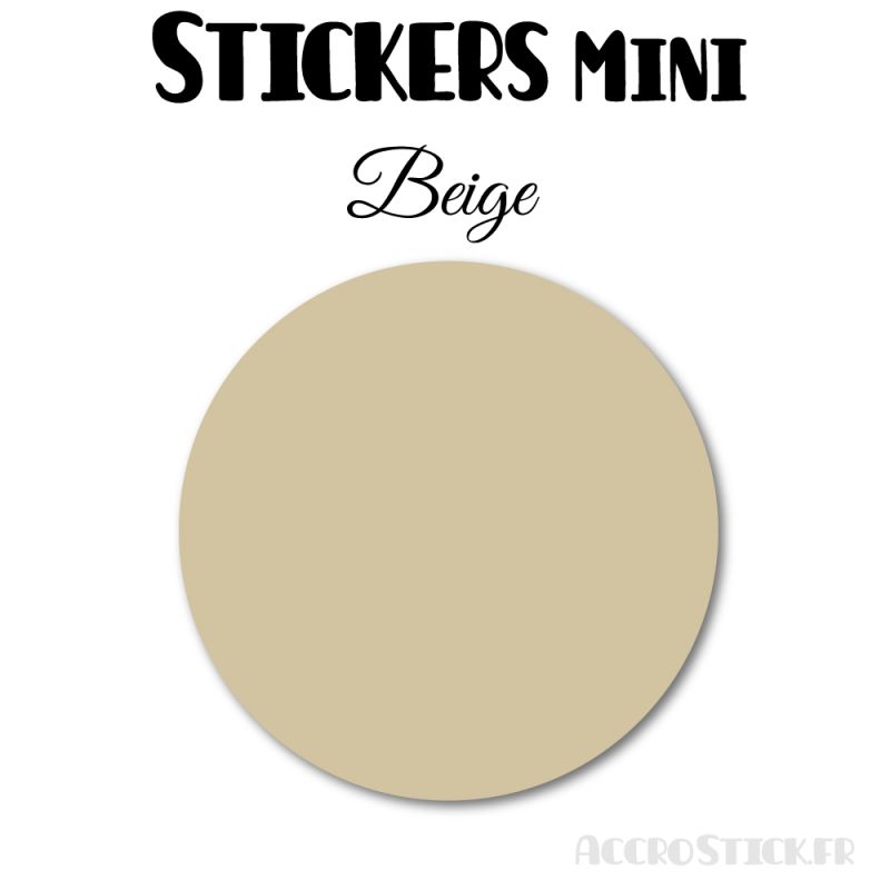 18 Ronds 5 cm - Stickers mini gommettes