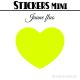 48 Coeurs 3 cm - Stickers mini gommettes