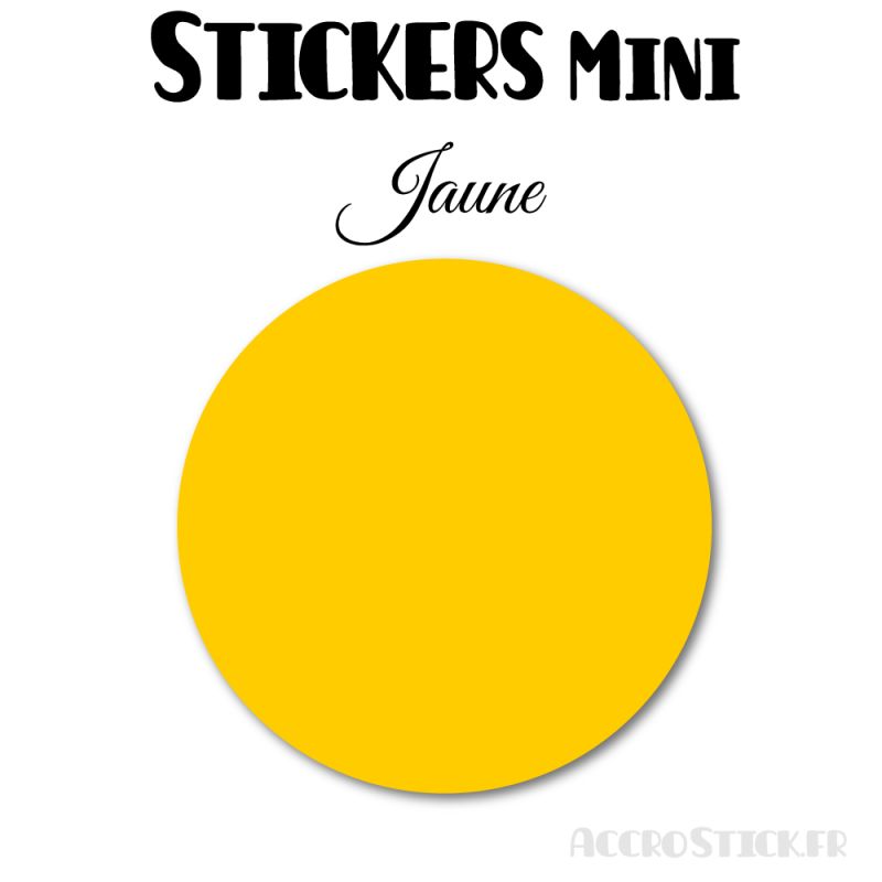 18 Ronds 5 cm - Stickers mini gommettes