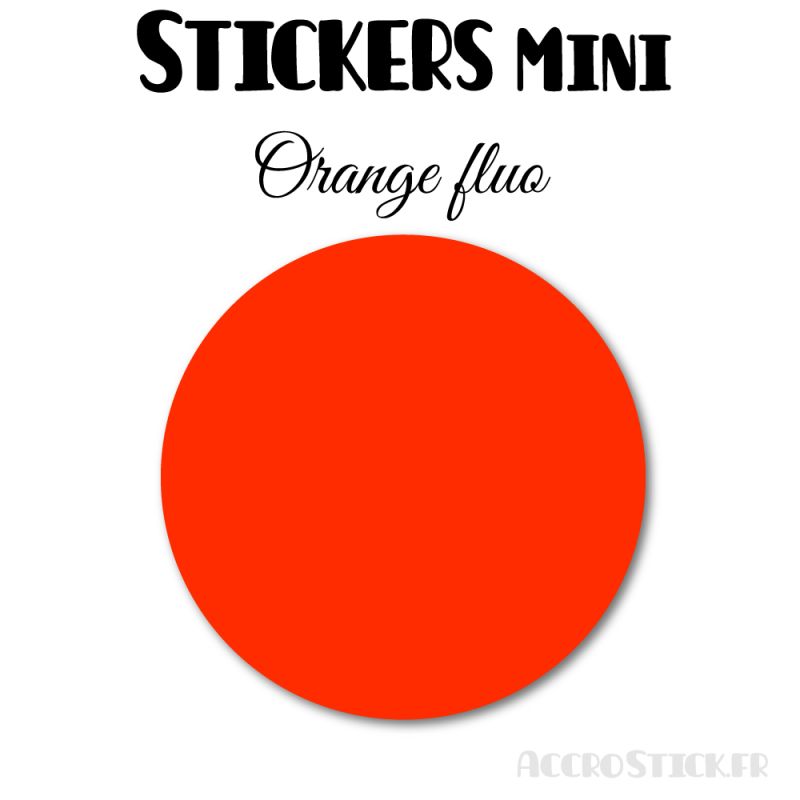 18 Ronds 5 cm - Stickers mini gommettes