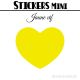 48 Coeurs 3 cm - Stickers mini gommettes