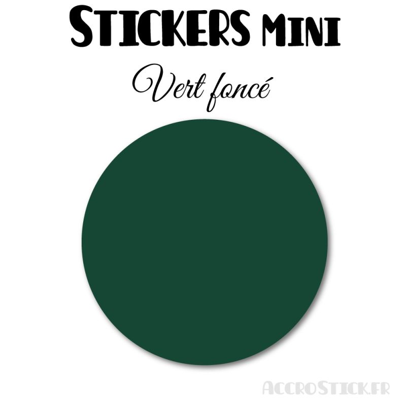 18 Ronds 5 cm - Stickers mini gommettes