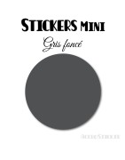 8 Ronds 6 cm - Stickers mini gommettes
