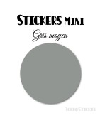 8 Ronds 6 cm - Stickers mini gommettes