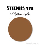 8 Ronds 6 cm - Stickers mini gommettes