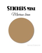 8 Ronds 6 cm - Stickers mini gommettes