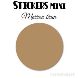 8 Ronds 6 cm - Stickers mini gommettes