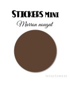 8 Ronds 6 cm - Stickers mini gommettes
