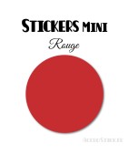 8 Ronds 6 cm - Stickers mini gommettes