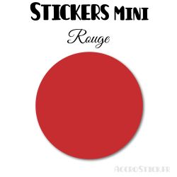 8 Ronds 6 cm - Stickers mini gommettes