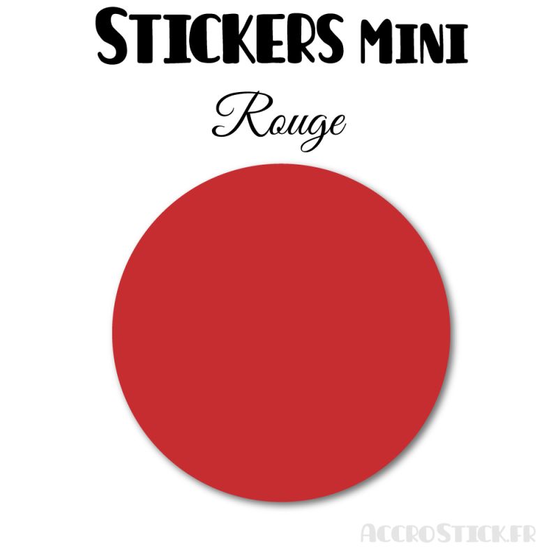 8 Ronds 6 cm - Stickers mini gommettes 8 Ronds 6 cm - Stickers mini gommettes