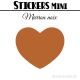 48 Coeurs 3 cm - Stickers mini gommettes