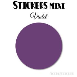 8 Ronds 6 cm - Stickers mini gommettes