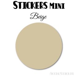 8 Ronds 7 cm - Stickers mini gommettes
