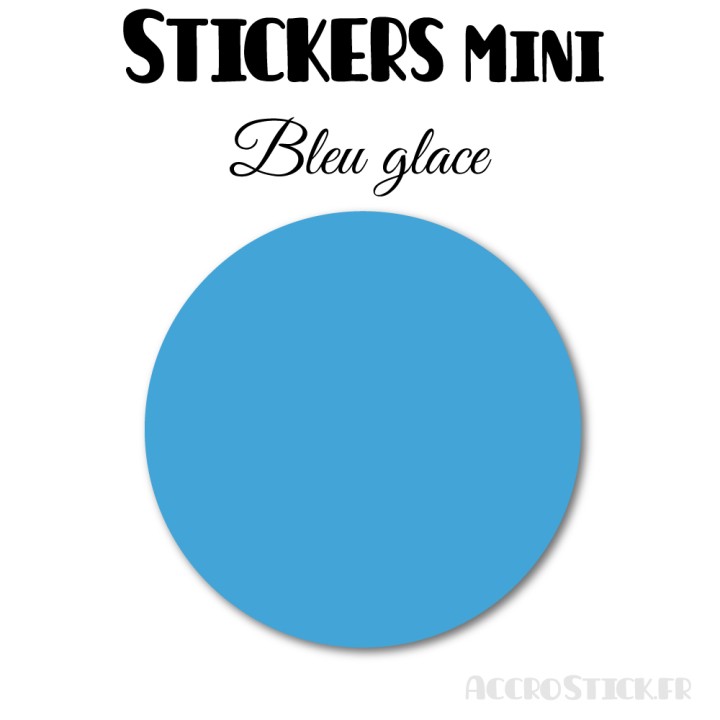 8 Ronds 7 cm - Stickers mini gommettes