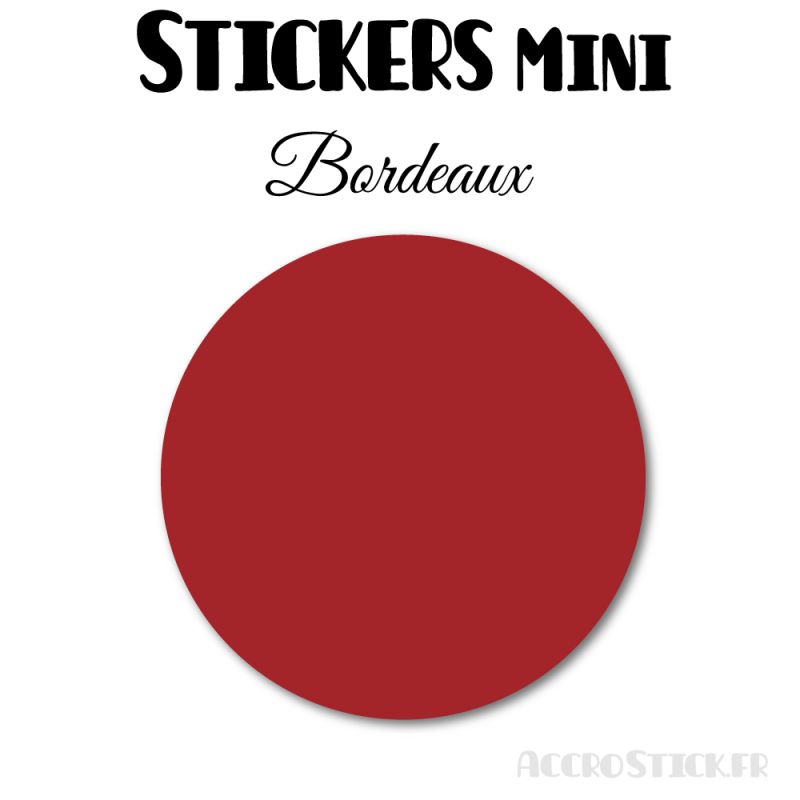 8 Ronds 7 cm - Stickers mini gommettes 8 Ronds 7 cm - Stickers mini gommettes