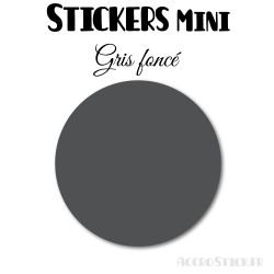 8 Ronds 7 cm - Stickers mini gommettes