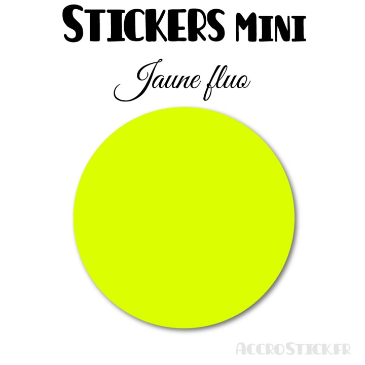8 Ronds 7 cm - Stickers mini gommettes