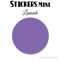 8 Ronds 7 cm - Stickers mini gommettes