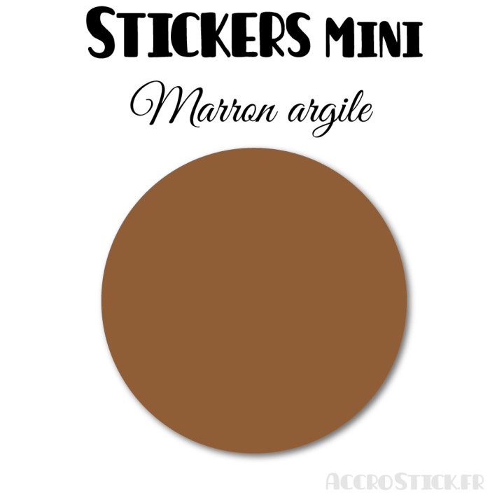 8 Ronds 7 cm - Stickers mini gommettes