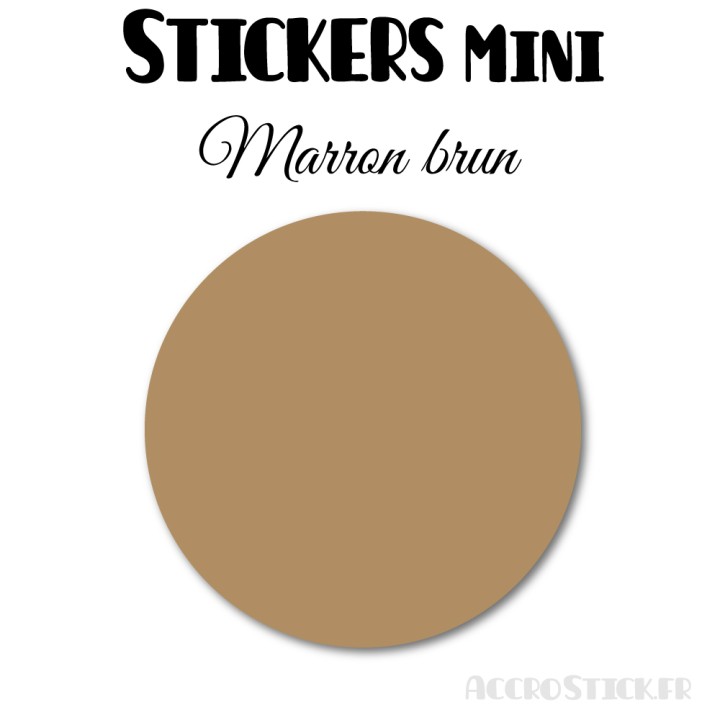 8 Ronds 7 cm - Stickers mini gommettes