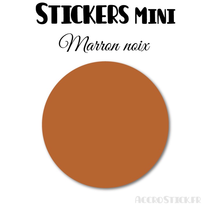 8 Ronds 7 cm - Stickers mini gommettes