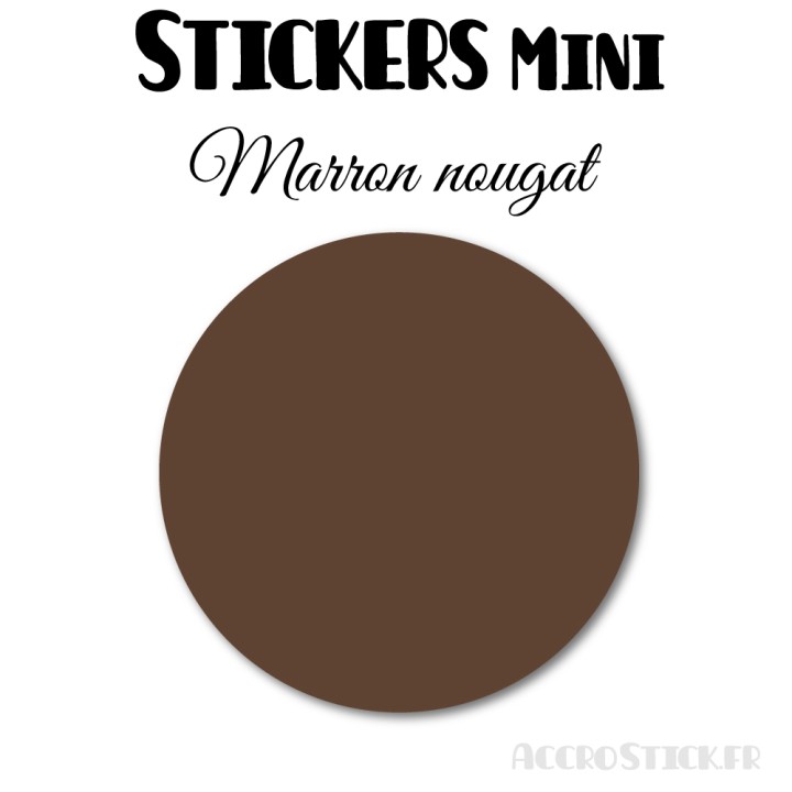 8 Ronds 7 cm - Stickers mini gommettes