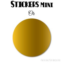 8 Ronds 7 cm - Stickers mini gommettes